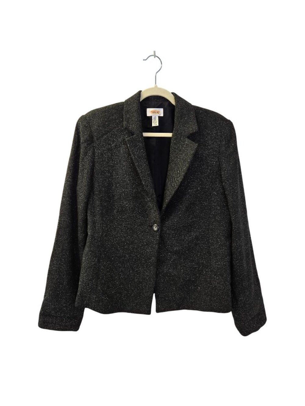 Talbots Wool Blend Speckled Blazer Jacket Size 12